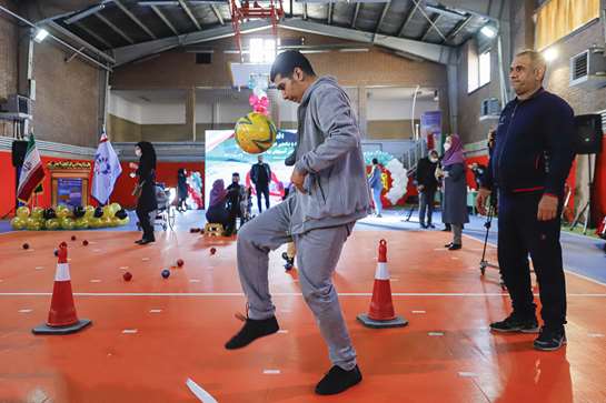 گزارش تصویری/ مراسم افتتاحیه بیست و یکمین دوره مسابقات ورزشی دانش آموزان با نیازهای ویژه